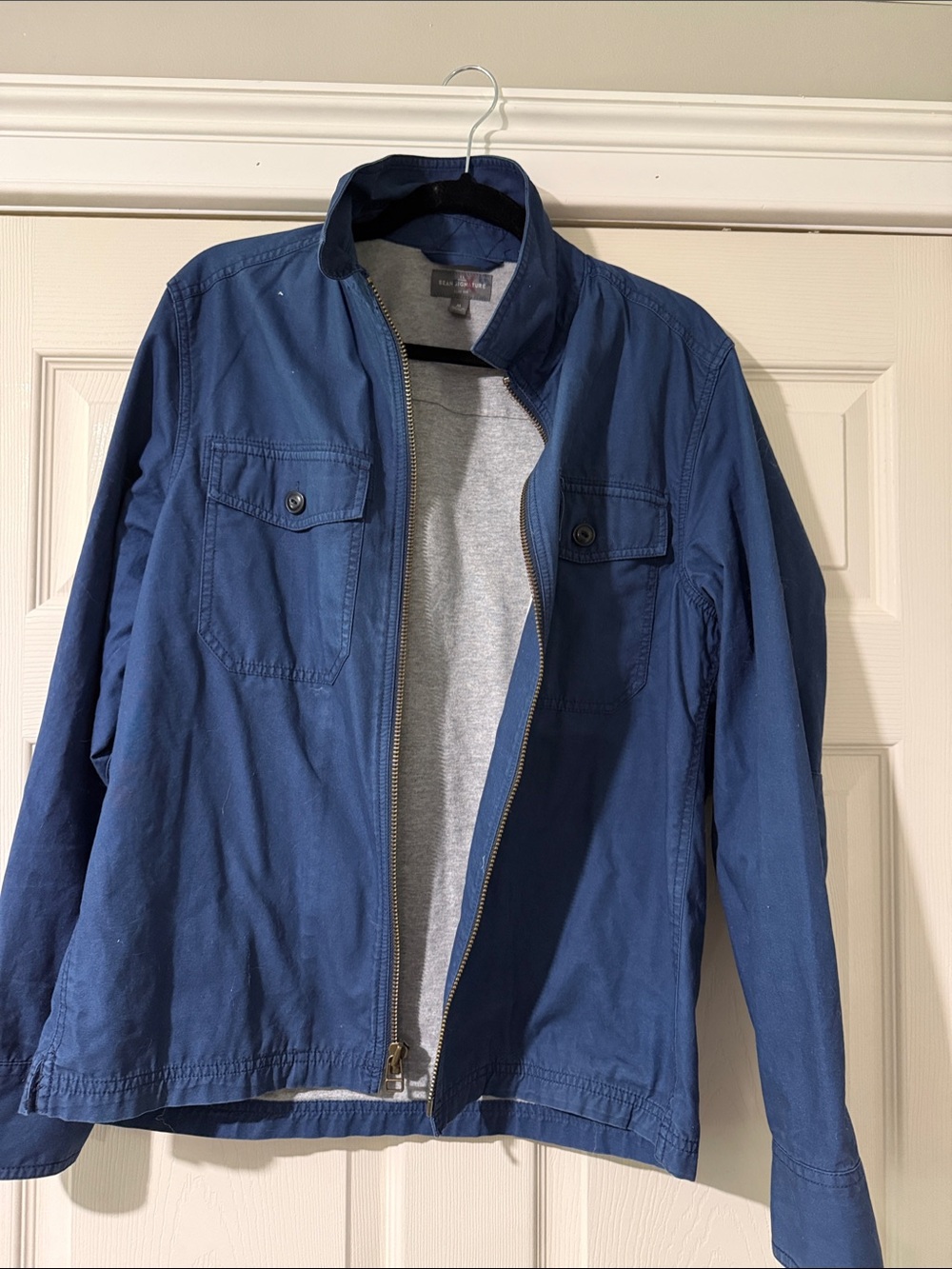 Men's ll bean Blue Lightweight Zip-Front Jacket